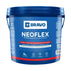 Impermeabilizante Elastomérico para Techos - Neoflex - Blanco - 4L